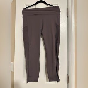 Fabletics Purple On the Go High Rise Capri Legging